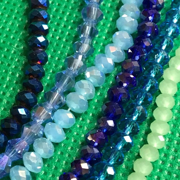 6 strands crystal 4mm - Picture 1 of 12